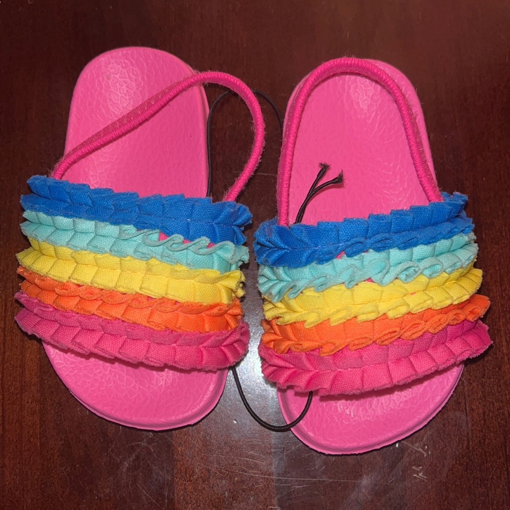 Rainbow sandals